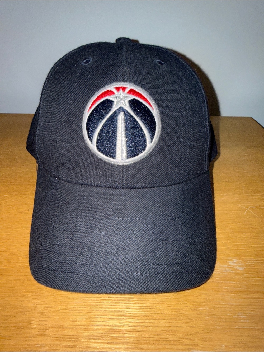 47 Brand Black Washington Wizards Logo Cap with Red and White Accent